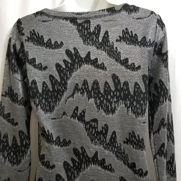 𝅺french Connection Polyester/elastin /viscose metalized blend mini dress - Picture 15 of 16